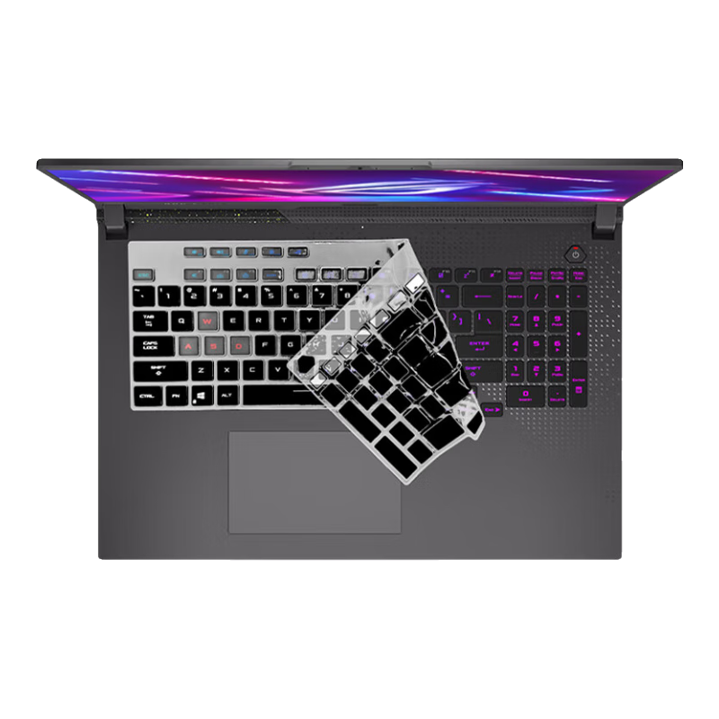 Jiasu Keyboard Protector for ROG Moba7 Plus/Moba7 Plus Ultra Edition/Moba6 Plus/Gun God6 Plus Laptops, Black Keyboard Film