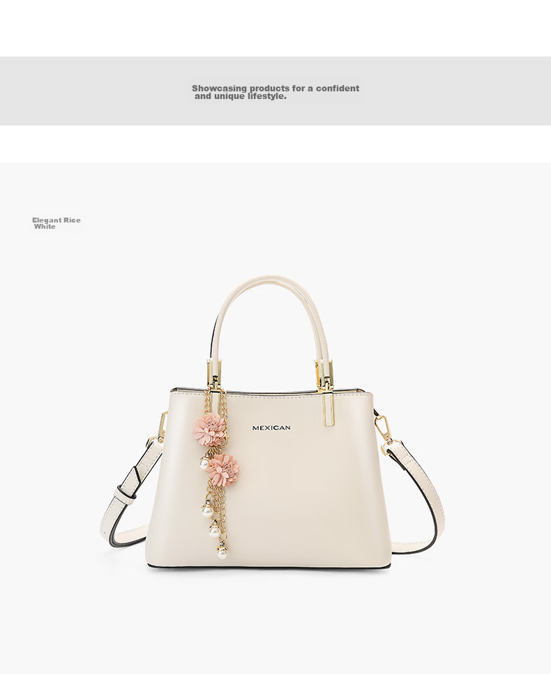 MEXICAN Handbag, Women's Bag for Commuting, 2026 Crossbody Shoulder Bag, Light Luxury, Valentine's Day Gift for Wife Or Girlfriend 13