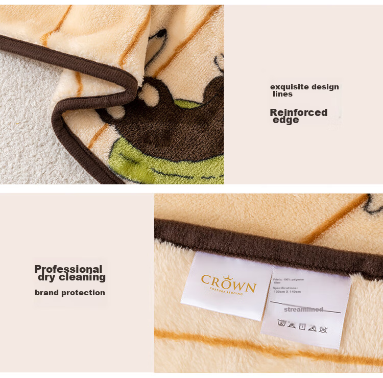 CROWN Blanket, Air Conditioning Quilt, All-Season Towel, Sofa Cover, Birthday Gift, Shawl, Nap Blanket, Bedding 13