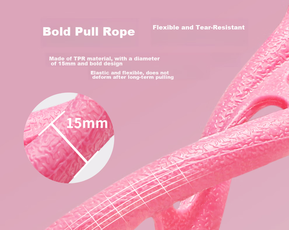 PROIRON Puli'ai, Foot-Push Resistance Band, Elastic Band, TPR Elastic Rope, Fitness Equipment, Pink 8