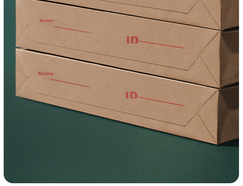 Deli 10 Pieces 280g Kraft Paper File Folders, Document Storage with 4cm Side Width, for Bids And Contracts, File Organizer for Documents And Receipts, Protective Folder 64103 15