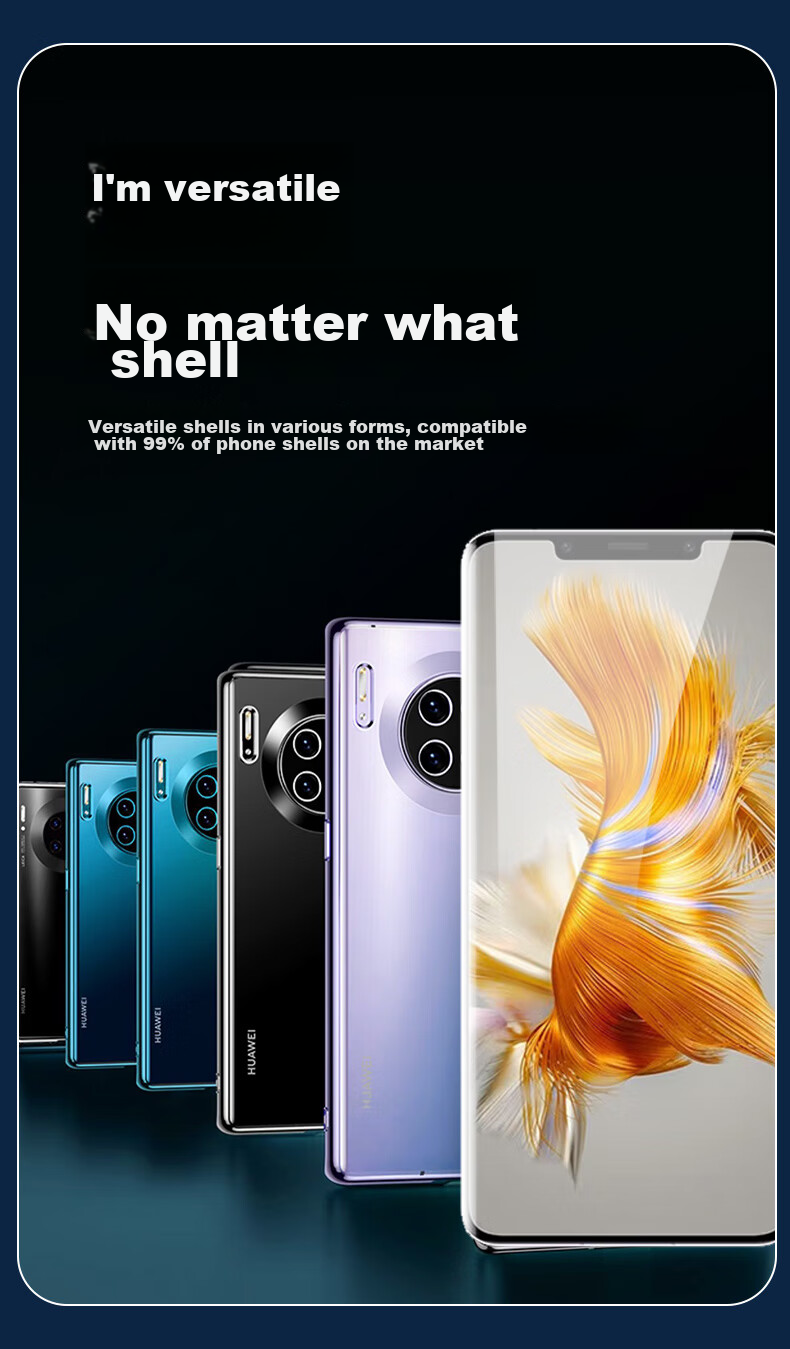KOOLIFE Privacy Screen Protector for Huawei Mate50 Pro/Mate50 RS Porsche Design, Anti-Peeping Tempered Glass Film, Curved Full Coverage Ultra-Thin HD Protective Film for Mate50 Pro/Mate50 RS Porsche Design Smartphone 17