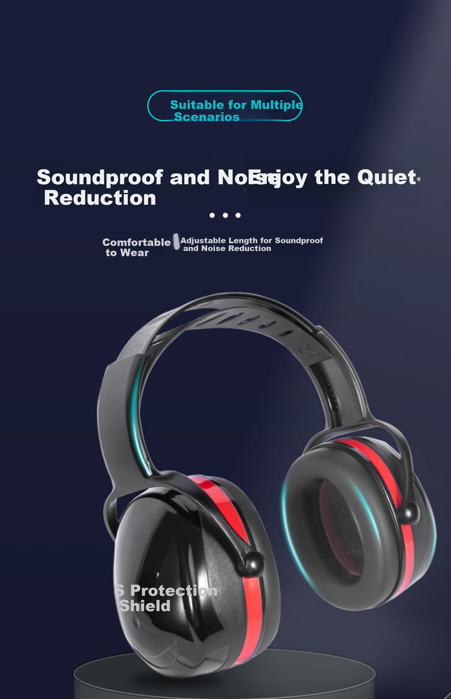 BDS Professional Soundproof Noise Reduction Earmuffs, Powerful Noise Protection, Industrial-Grade Workshop Noise Reduction, Grinding-Specific Earmuffs, Sold by JD, Dormitory Ear Protection Earmuffs, FM-2 1