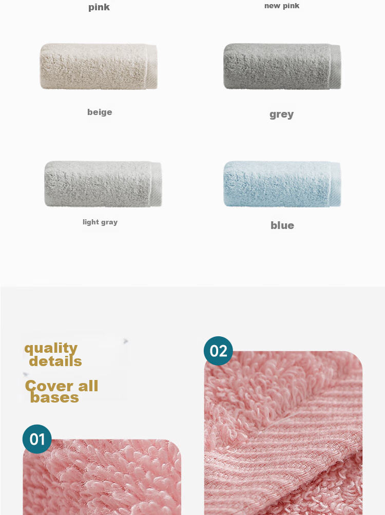 UCHINO Soft Cotton Cloud Towels, 3-Pack, Pure Cotton for Home Use And Children's Face Washing And Hot Compress (Blue + Gray + Purple) 8