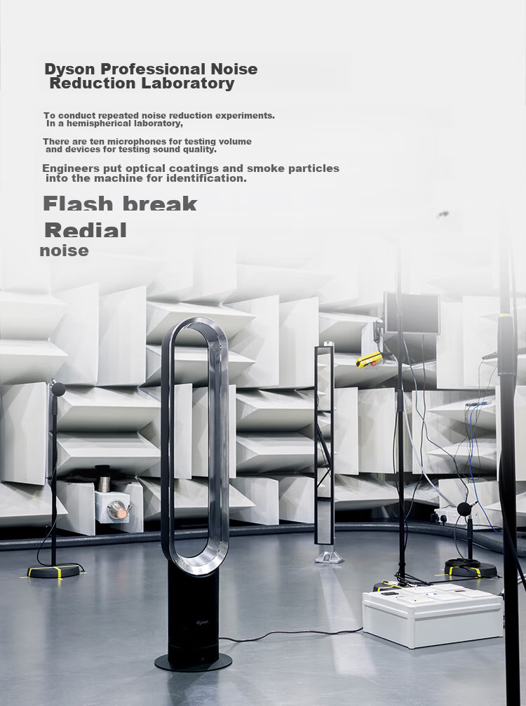 DYSON AM07 Bladeless Fan, Floor Fan, Powerful And Stable Air Flow, Imported Air Circulation Fan, Silver White 8