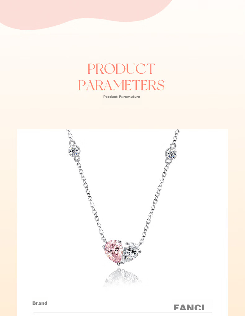 Fanci Silver Heart Pendant Necklace for Women, Elegant And Luxurious Birthday Gift for Friends 6