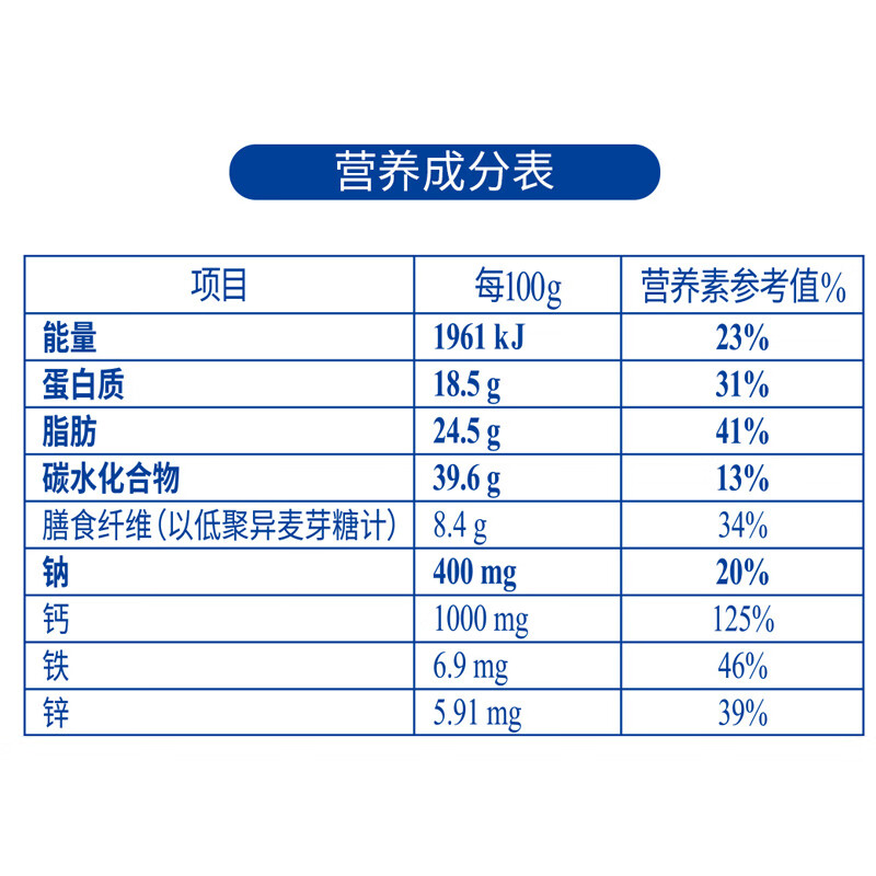 完达山全家营养高钙奶粉300g儿童成人高钙铁锌蛋白质实惠装0添加白砂糖