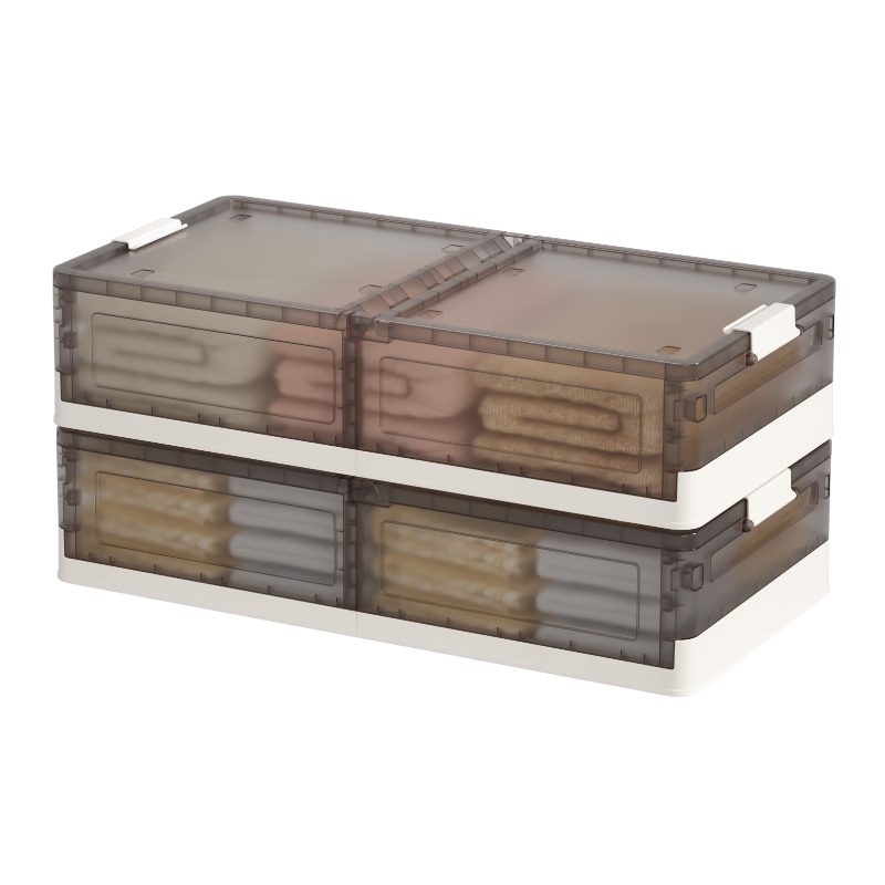JD Original Under-Bed Storage Box, Clothes And Quilt Seasonal Storage Box, Under-Bed Storage, 20cm Heightened, 2-Pack