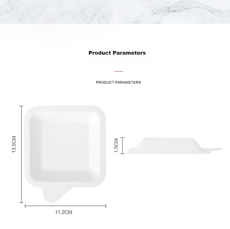 E-Rover Disposable Barbecue Paper Plates, Biodegradable Cake Paper Plates, Thickened Outdoor Barbecue Bowls, Set of 24 4