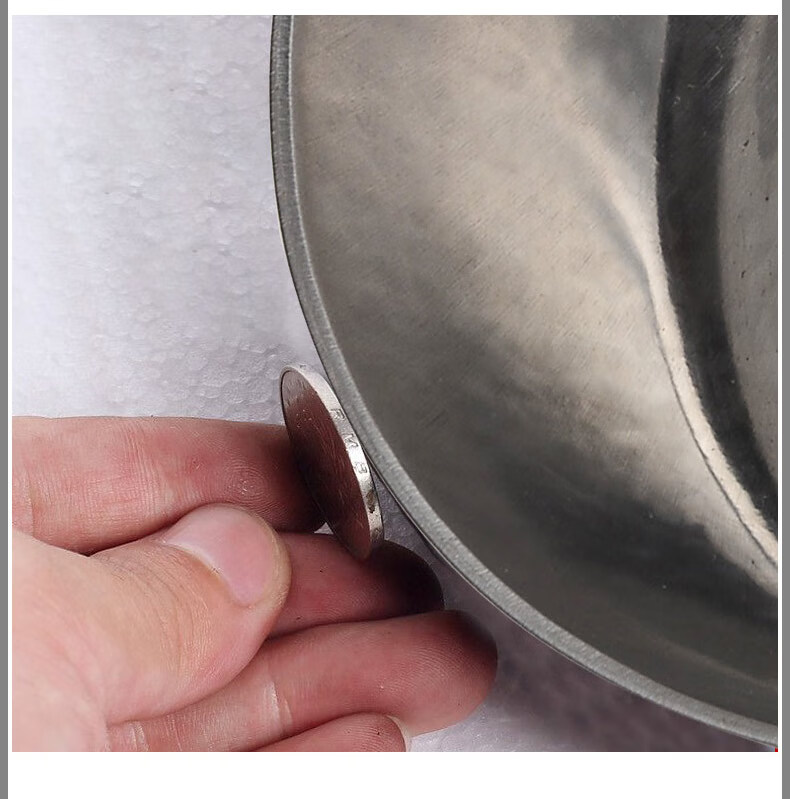 Zhenshanhuan Iron Wok, Frying Pan, Flat Bottom Pan, Non-Stick Pan, Egg Pan, Uncoated Frying Pan, Baby Food Pan, 24cm with Wooden Handle 2