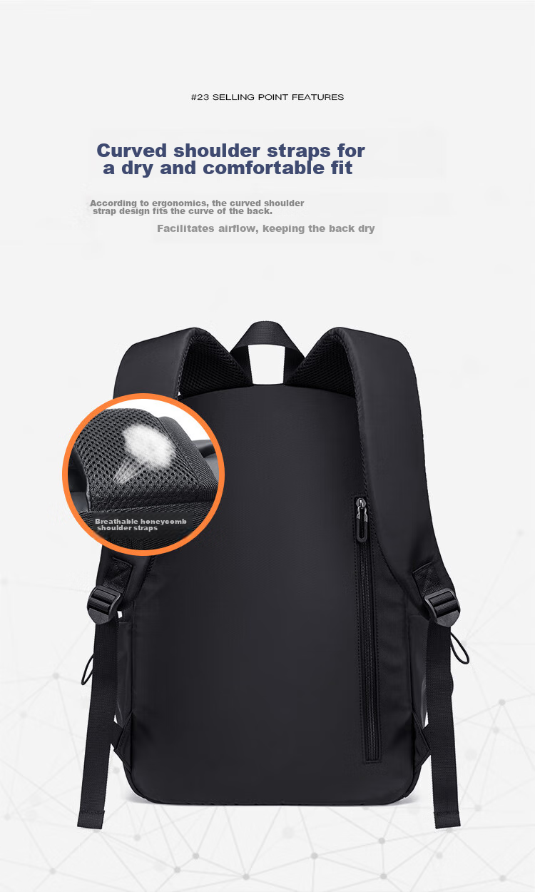 POLO Business Backpack for Men, Travel Backpack, School Bag, 14/15.6-Inch Laptop Bag, Business Trip Bag, Birthday Gift 13