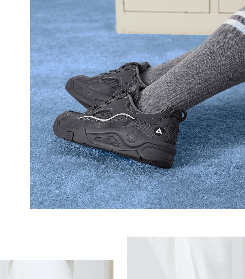 PEAK Taiji Manyou Women's Spring Mesh Trendy Casual Shoes, Thick-Soled Versatile Soft-Bottomed Sneakers DB420058 19