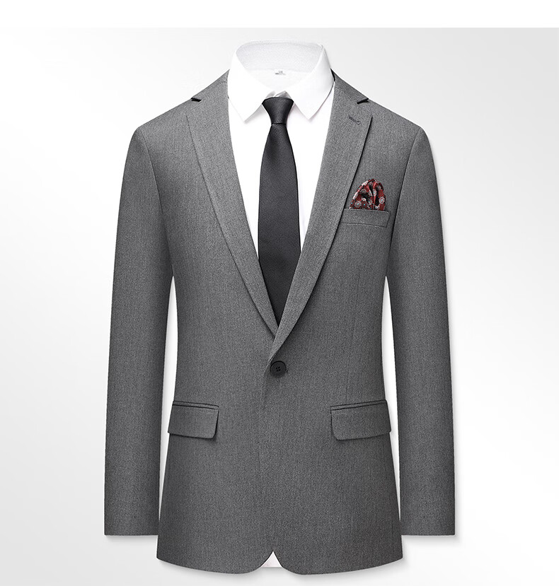 FIRS Men's Suit Set, Slim Fit Professional Formal Wear, Business Attire for Groomsmen And Groom, Wedding Attire for Me 11