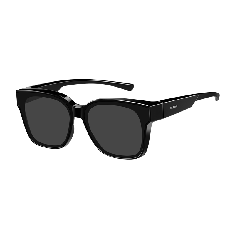 HLA Sunglasses Clip-On Polarized Glasses for Men, Driving UV Protection Specialized Myopia Sunglasses Gift