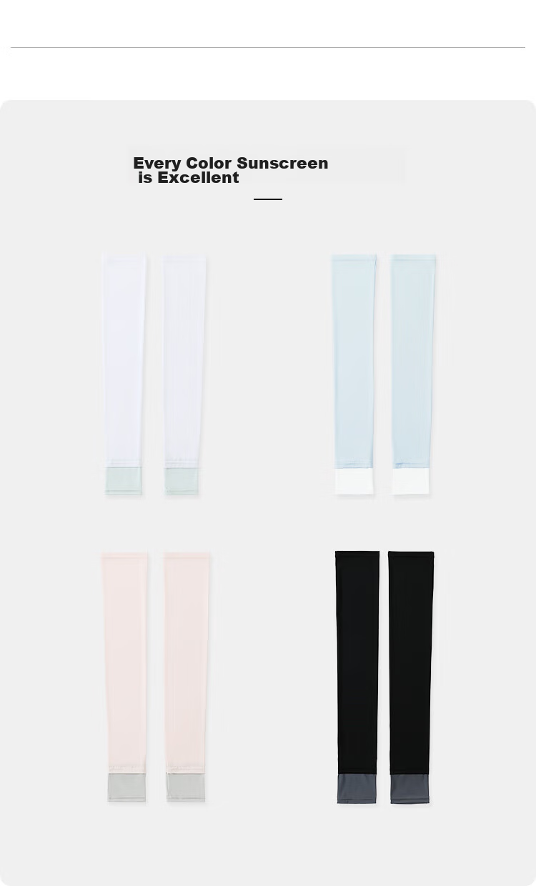 JIUMU Ice Silk Sun Protection Sleeves for Women Summer Cooling UV Protection Arm Sleeves for Driving and Cycling 24