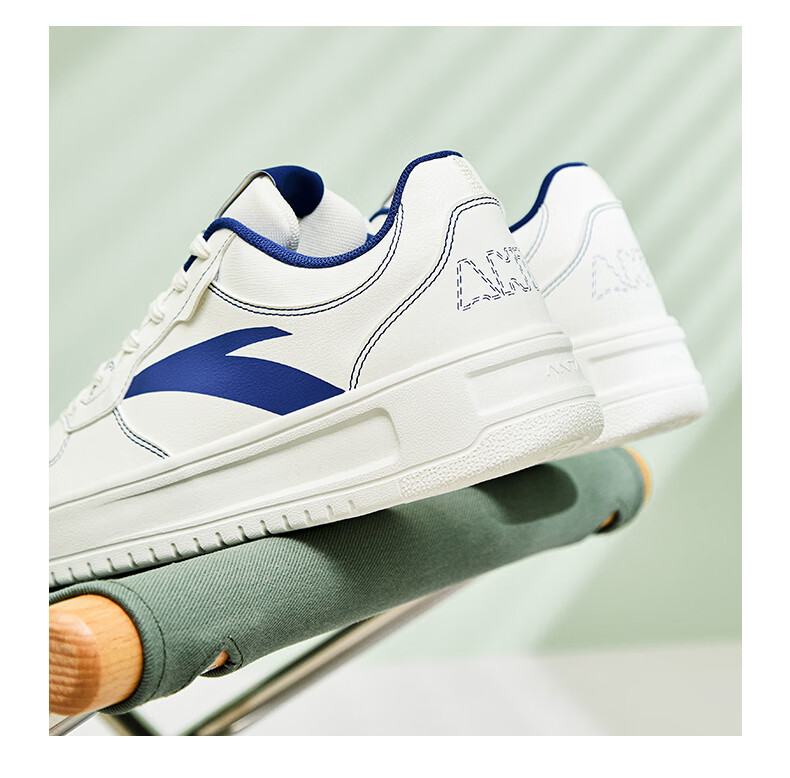 Anta Lightweight Casual White Shoes | Men's Summer White Sneakers Lightweight Versatile Student Sports Shoes 9