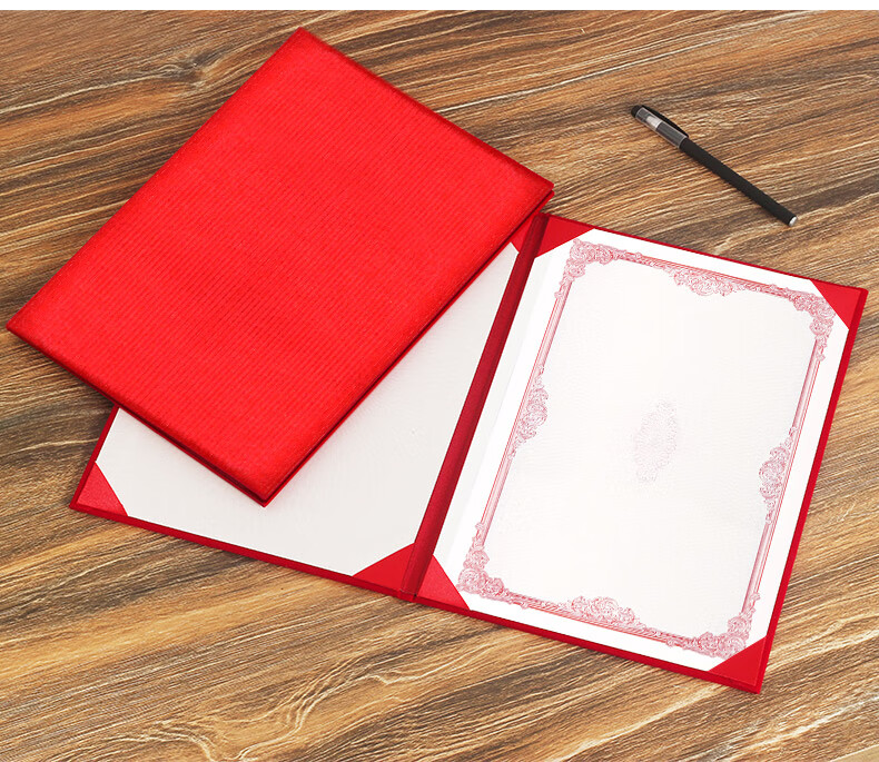 Befon Speech Folder, Lecture Folder, Manuscript Folder, Contract Book, Poetry Recitation Book, Speech Outline Folder, Speech Folder, Red File Folder for Wedding Toasts And Speeches 2207 3