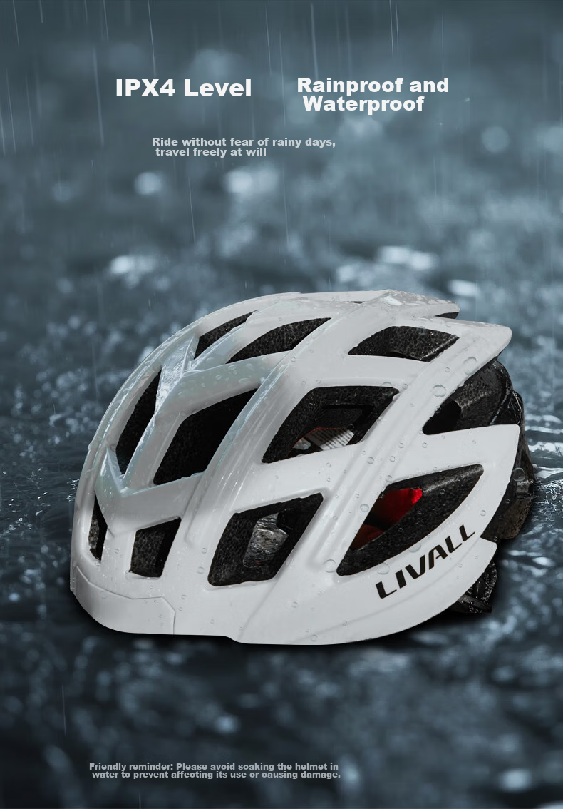 LIVALL Smart Cycling Helmet, Bicycle Mountain Road Bike Helmet with Bluetooth Voice Control, for Adult Men And Women, BH60, White 7