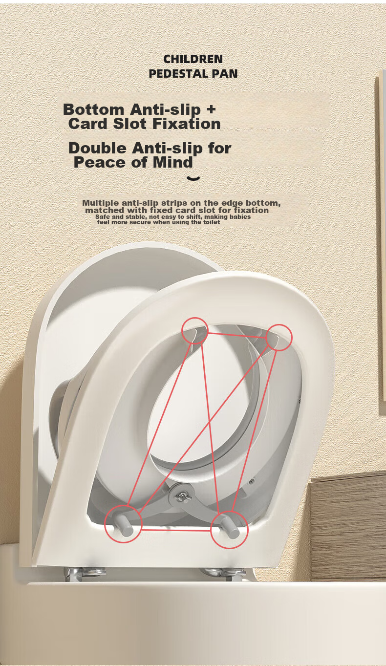 DOCTOR MA Children's Toilet Seat, Potty Training Aid for Boys And Girls, Baby Toilet Pad, Infant Potty Chair, Kids' Urinal, White, LK2001 3