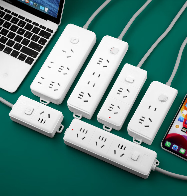 Sushiermo [10A to 16A High Power] 4kW Master Control Power Strip 3 Outlets 1.8m Cable for Air Conditioner/Water Heater/Electric Heater High Power Safe Electricity Use 19