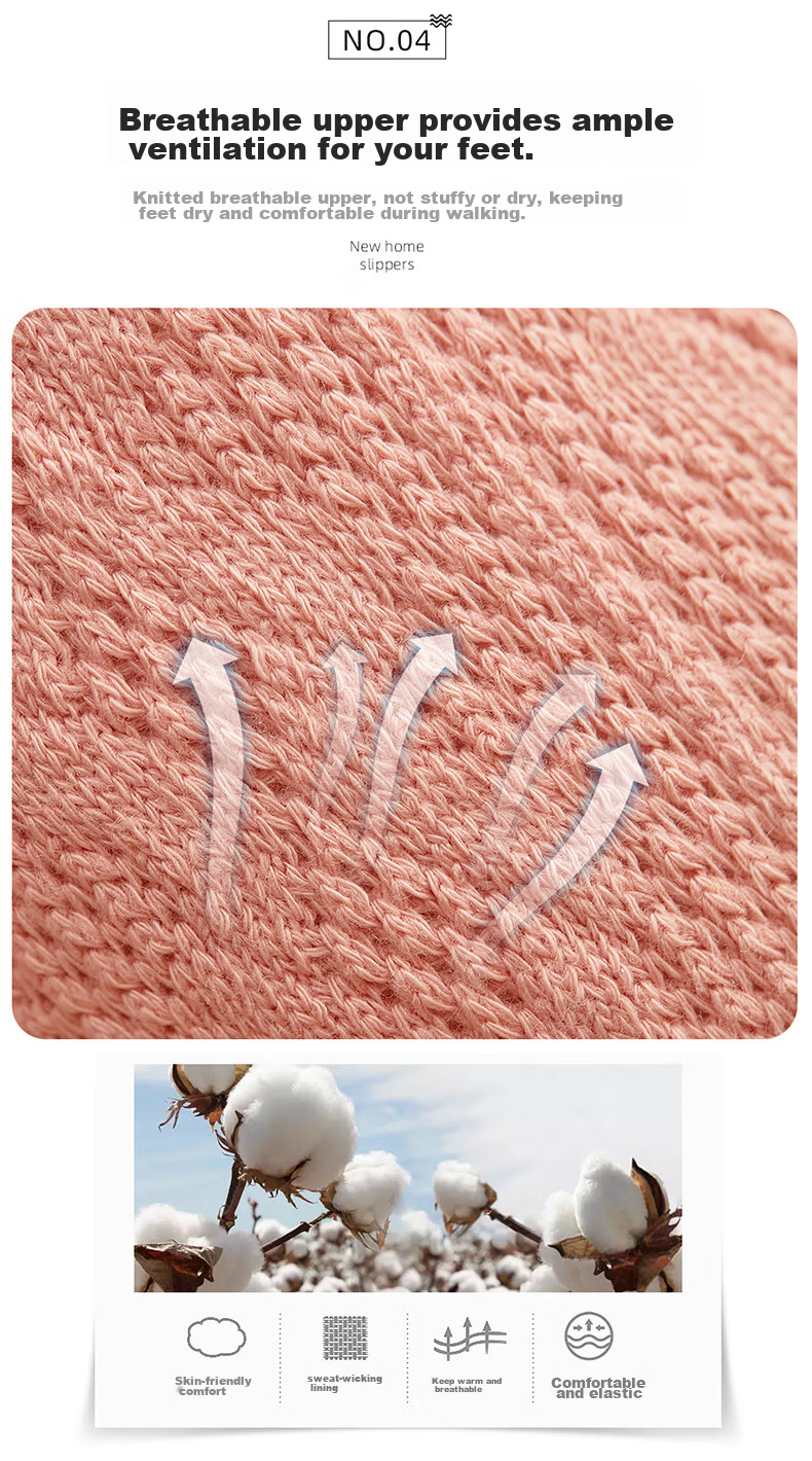 GUOLUOFEI Postpartum Shoes, Maternity Heel Covers, Spring And Summer Confinement Shoes for Women, Summer Cotton Slippers for Pregnant Women, Pink, Size 36-37 4