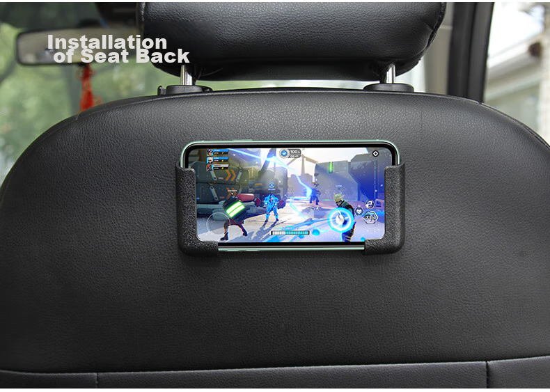 Dijialun Adjustable Width Car Phone Holder, Movie And TV Entertainment Navigation Car Phone Mount, Center Console Seat Backrest Armrest Box Car Door Phone Stand 12