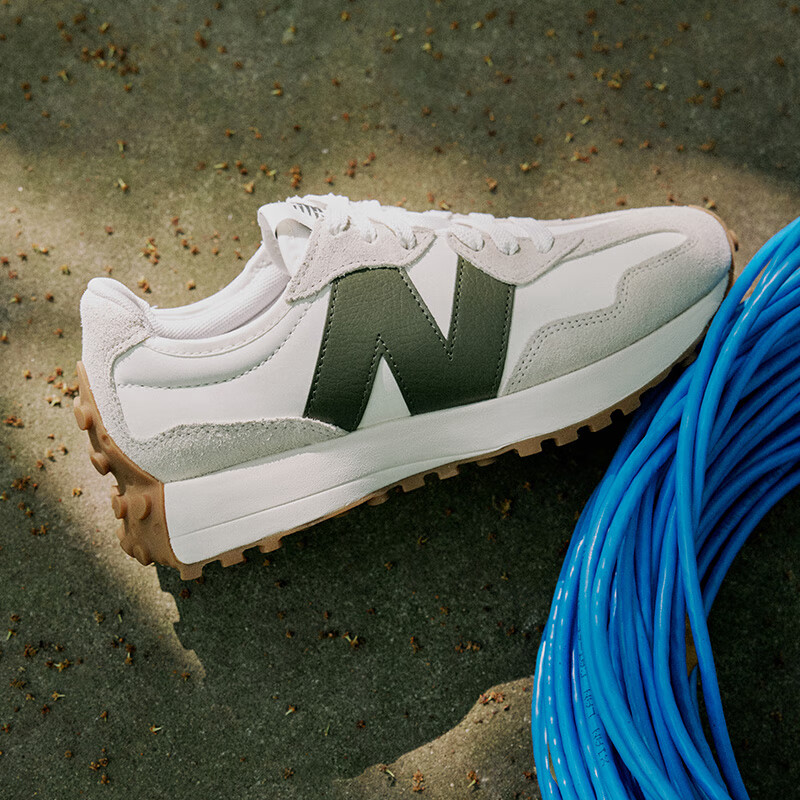 NEW BALANCE Casual Shoes for Men And Women, Couples' Summer Comfortable Sneakers, 327 Series MS327ASN, Size 36