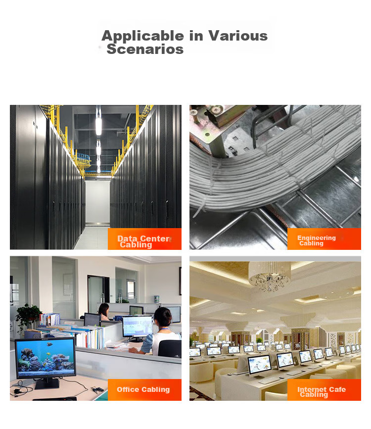 HAILE CAT5E Unshielded Twisted Pair Ethernet Cable, Gray, Oxygen-Free Copper, 0.5 Core, Supports POE Power Supply, Gray Color, 305 Meters 10