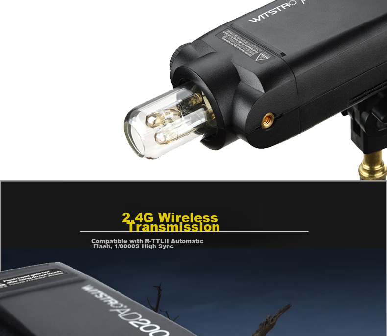 Godox AD200/AD360II High-Speed Flash for Outdoor Photography, Light Modulator Tube, AD-S9 9