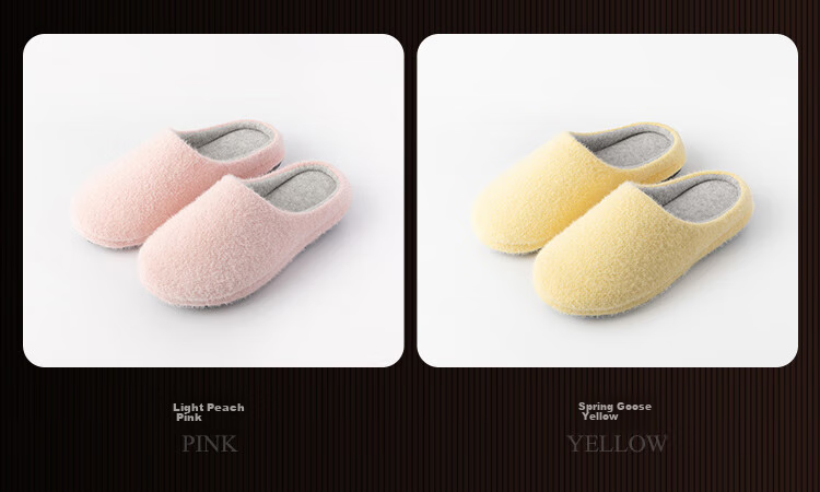 NEIBO [Super Comfortable] Latex Cotton Slippers for Women, Winter Indoor Home Use, Non-Slip, Odor-Resistant, Rubber Soft Sole, Wool Powder, Size 40 4