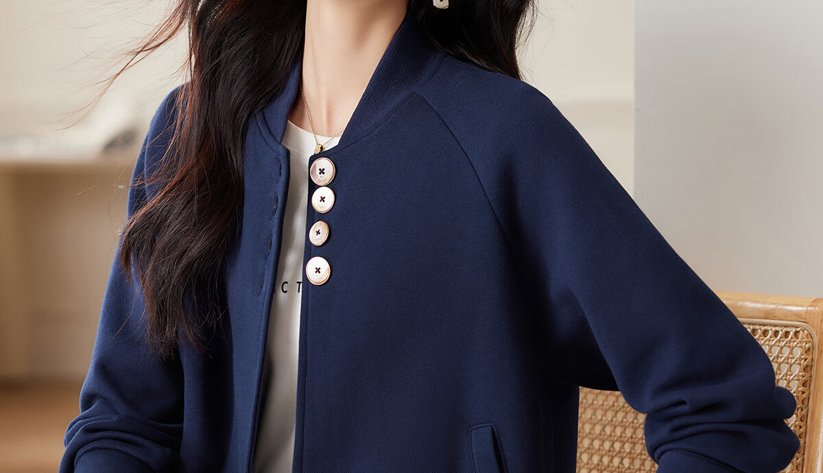 PinCai Casual Jacket for Women, Spring And Autumn Stylish Versatile Short Jacket, Casual Simple Outerwear P143U2014 7