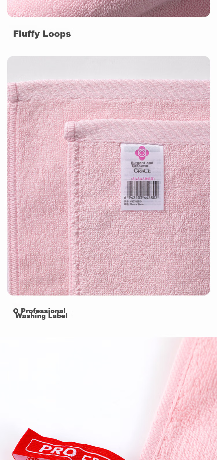 Grace 5A Antibacterial Thick Pure Cotton Bath Towel for Men And Women, Thickened Shower Towel, Absorbent Quick-Drying Soft Wrap Towel, Gray Sports 11