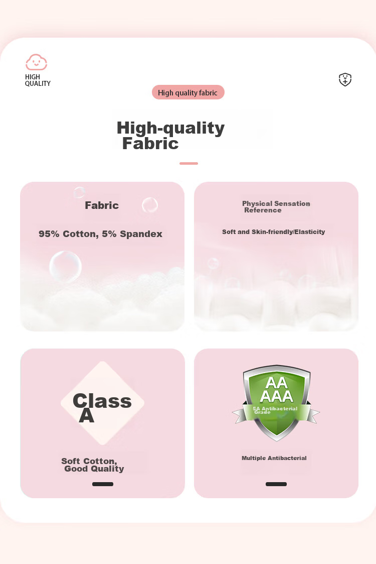 LangSha Girls' Summer Thin Underwear, 5A Antibacterial, for Older Children And Teenagers, Ice Silk Mesh Triangle Panties, Pack of Four, Size 150 2