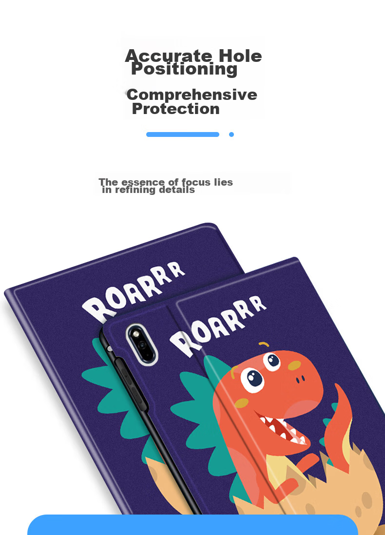 Shihan Protective Case for Huawei New MatePad 10.8-Inch Tablet, M6 Cover, Full Protection Shockproof Case, Smart Sleep Cartoon Soft Shell for Boys And Girls Students 9