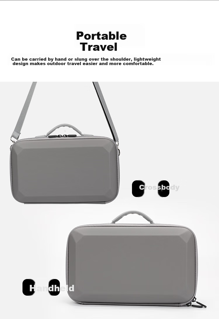 Yingshijiang Portable Storage Case for DJI Flip Drone Accessories, Protective Box with Waterproof, Shockproof And Pressure-Resistant Design, Standard Configuration Storage Bag in Gray 7
