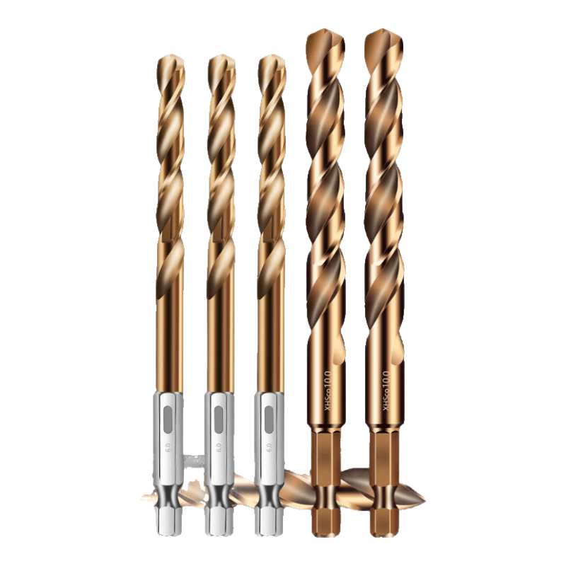 Hongqishi Hexagonal Shank Twist Drill High-Speed Steel Fully Ground Drill Bit for Metal And Stainless Steel, Specialized Hole Drilling Bit for Electric Drill