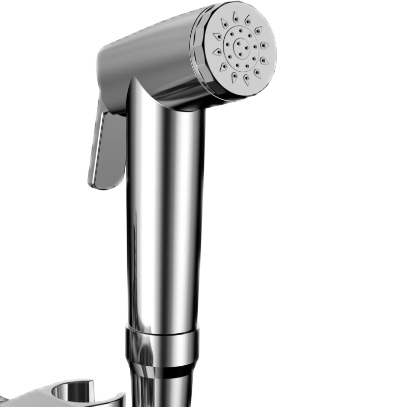 FAENZA Brass Toilet Flusher Kit, Pressure-Increasing Spray Gun, One Inlet Two Outlets Check Valve FES201CP 12
