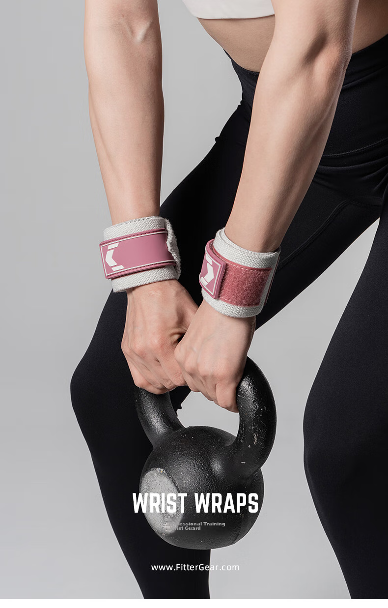 FITTER GEAR Women's Fitness Wrist Support Sports Wristband Tennis Training Anti-Sprain Compression Brace 1