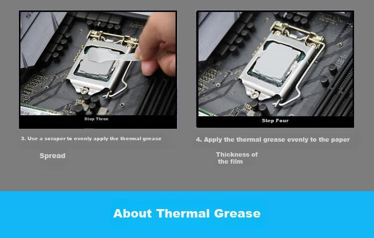 NVV NT-4 Thermal Silicone Grease, CPU Cooling Paste, Heat Conductor for Mobile Phone Chips, Desktop And Laptop Graphics Card Cooling, Thermal Conductivity 4.0W/20g Large Capacity 10