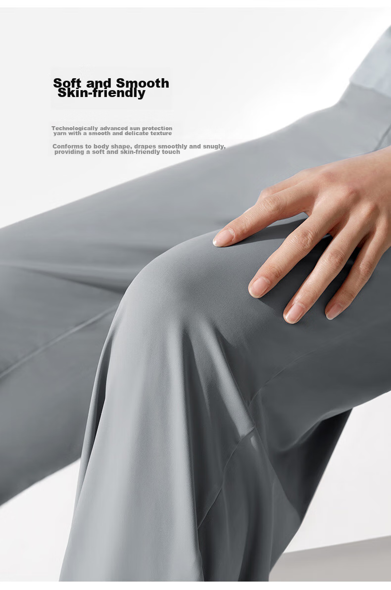 Beneunder Women's Wide-Leg Sports Pants Breathable Quick-Dry Sun-Protective Loose Fit AS010 11