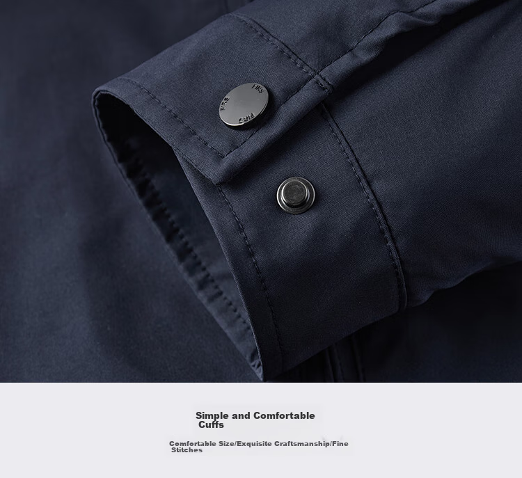 Shanshan [Three-proof Fabric] Executive Jacket with Lapel Collar Men's Business Windproof Commuter Wrinkle-resistant Civil Servant Durable Menswear 13