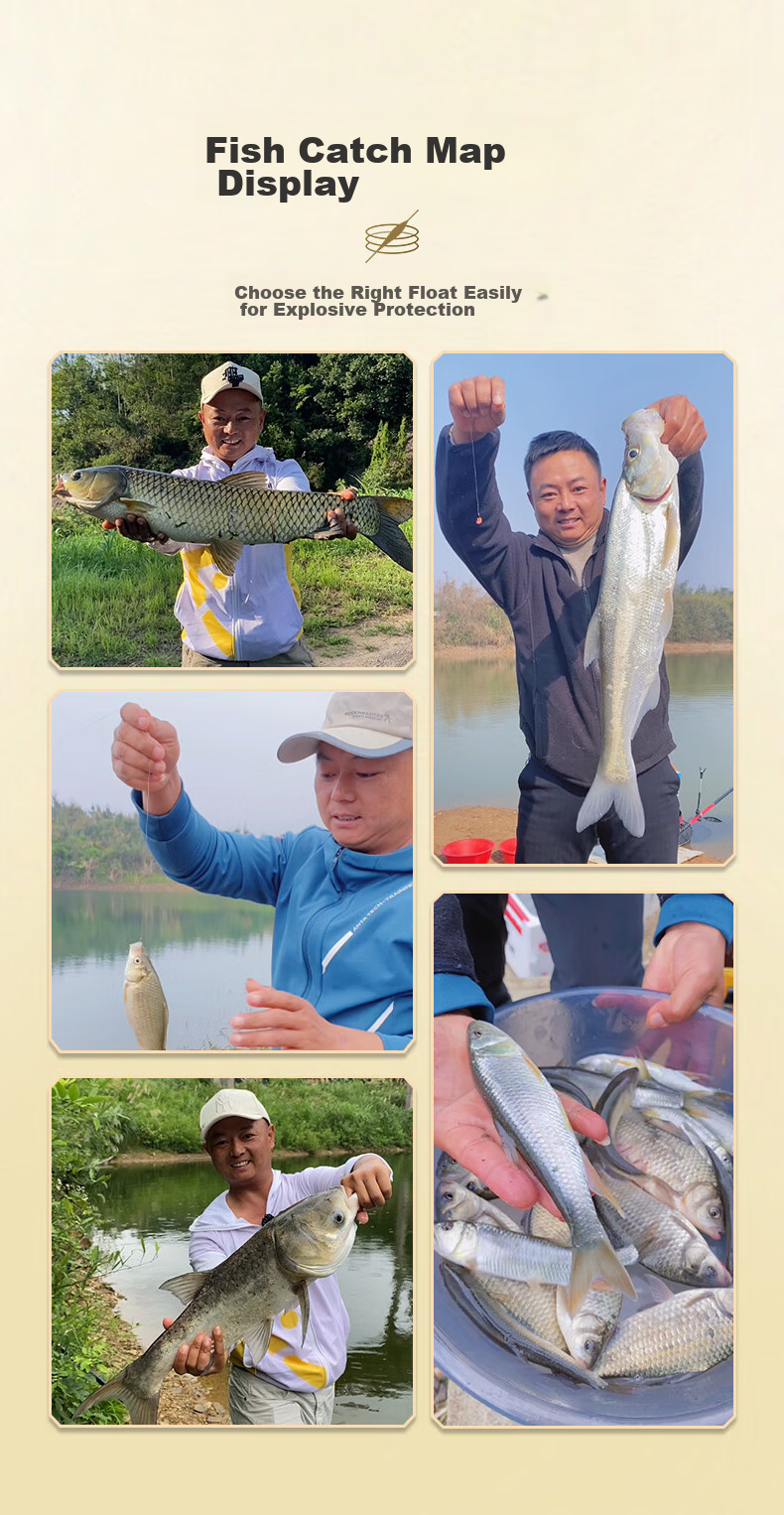 Chuanze Premium Reed Float Set, Bold And Eye-Catching, Highly Sensitive Light-Biting Crucian Carp Float for Lakes And Reservoirs 10
