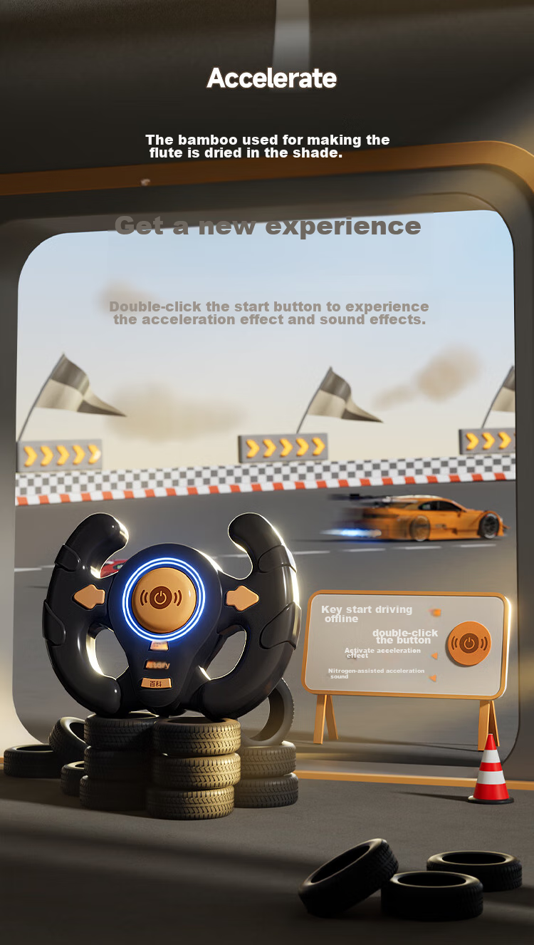 Taodudu Racing Adventure Car Game Machine for 3-6 Year Old Boys And Girls, Multi-Functional Children's Toy Table 8