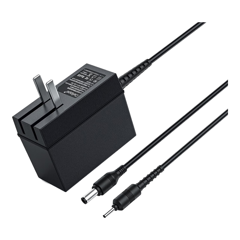 Delippo, Suitable for Lenovo Lecoo Lai Ku M2411 M2413 Computer LCD Monitor, 12V2A Power Adapter, Desktop Computer Charging Cable, Round Plug, 1.5 Meters