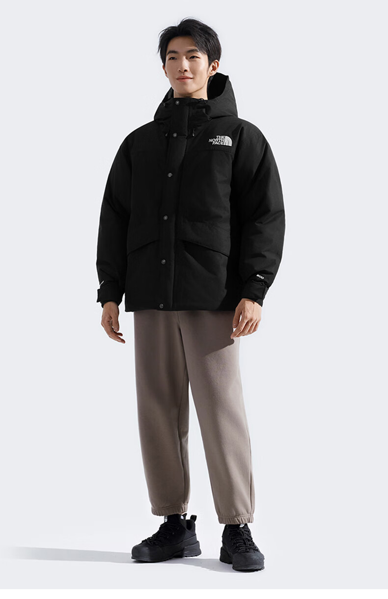 The North Face Men's New Mountain Down Jacket Outdoor Hiking Waterproof Warm Goose Down Coat 8FGH 11