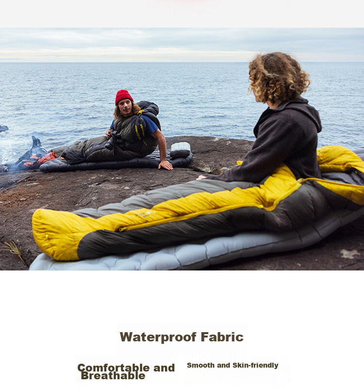 SEA TO SUMMIT Outdoor Camping Adult Down Sleeping Bag, Single-Person Mummy-Style Goose Down Waterproof Sleeping Bag 12