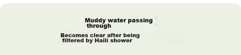 Haili Shower Head, High-Pressure Shower Head, Bathroom Pressurized Handheld Shower Head, Filtered Shower Head, Water Purification, Chlorine Removal, 988 19