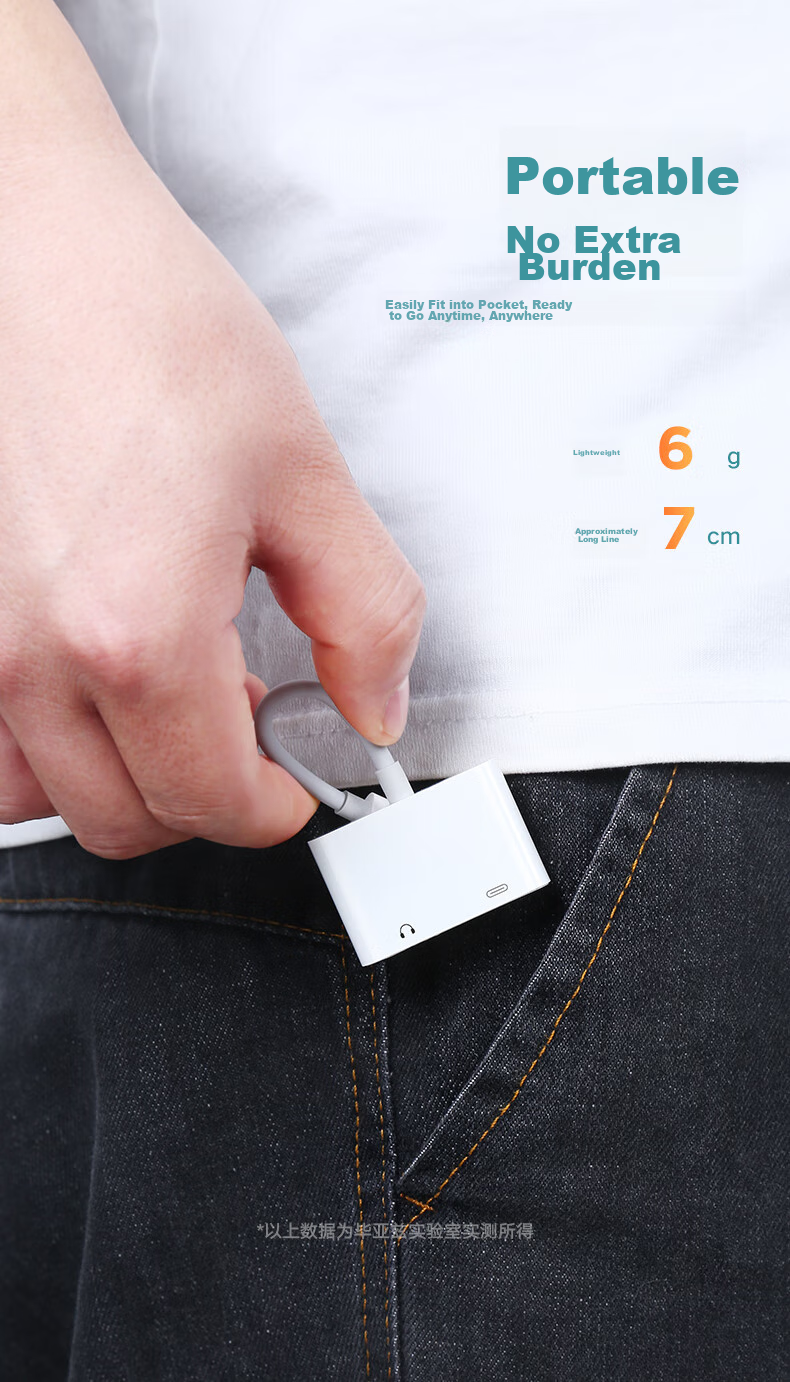 BIAZE Type-C to 3.5mm Adapter Compatible with Huawei P70 Mate 70 Pro, Xiaomi K50, Calling And Charging P22 13