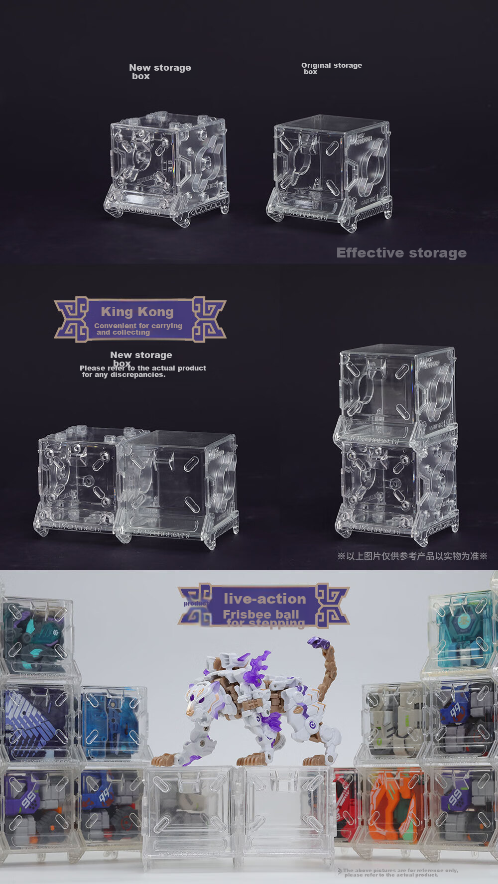 52TOYS White Tiger Transforming Assembly Toy, Trendy National Creation Mecha Model Figurine, Action Figure for Ages 14 And up, Great Gift for National Day Festival 7