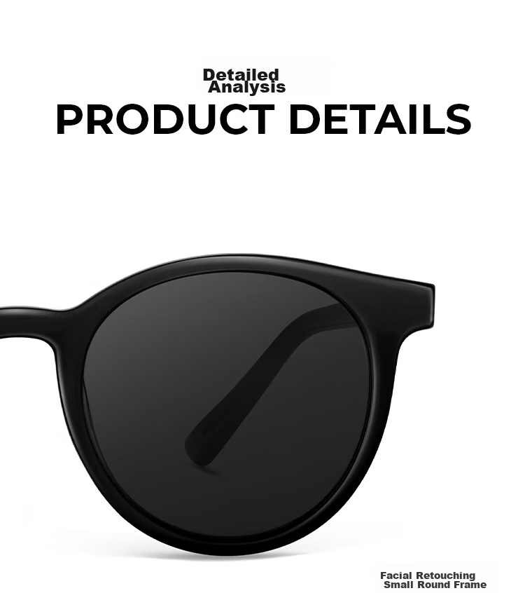 LOHO 2026 New Polarized Sunglasses for Women, Round Frame Driving Sunglasses, UV Protection Eyewear, Trendy Face-Slimming Hiking Glasses 6